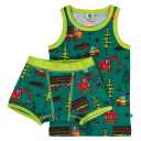 Set lenjerie intima pentru băieți cu imprimeu mașini