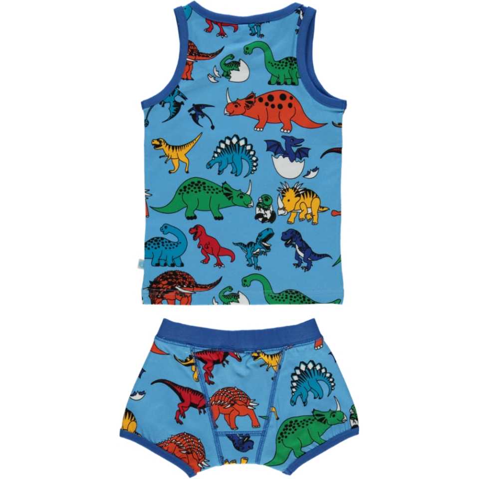 Set lenjerie intima băieți cu imprimeu dinozauri