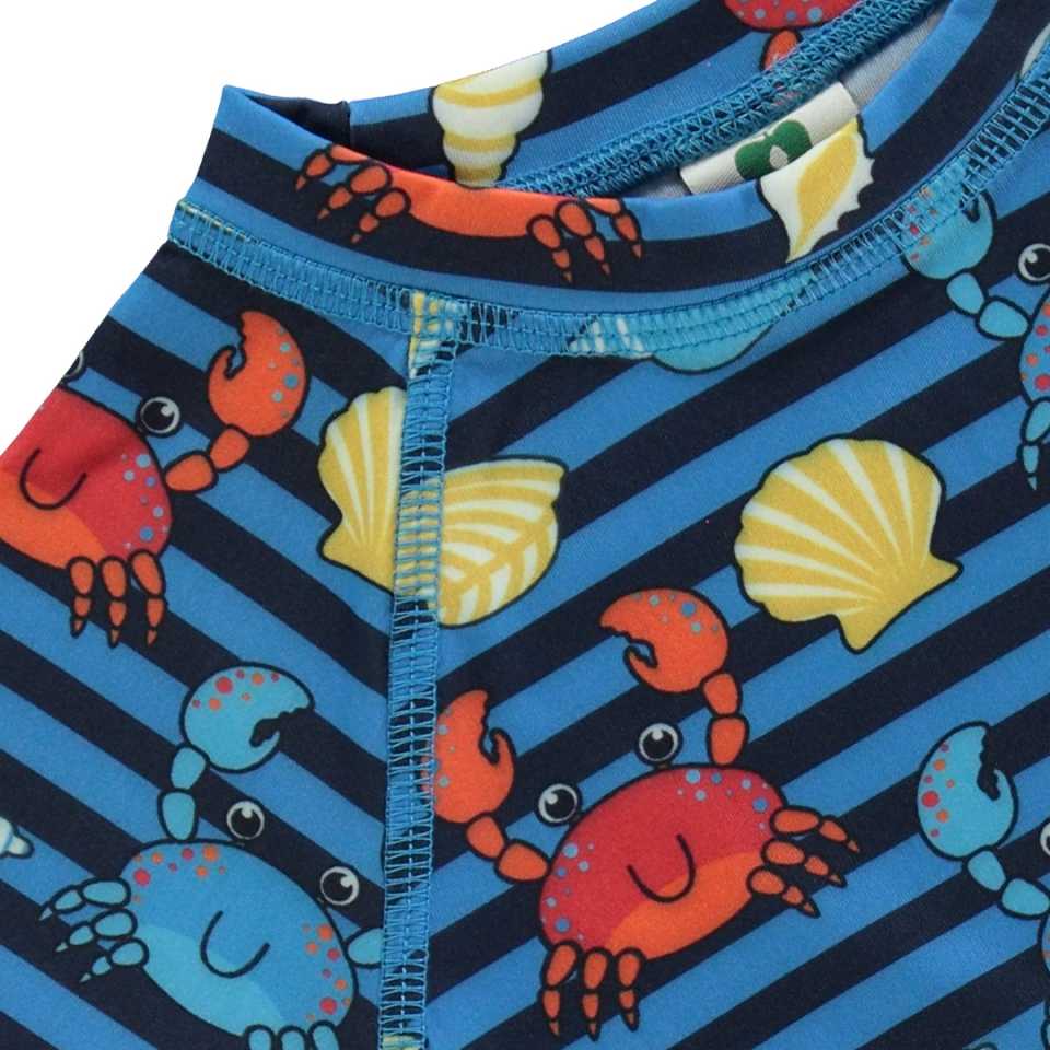 Tricou UV 50 cu imprimeu crabi