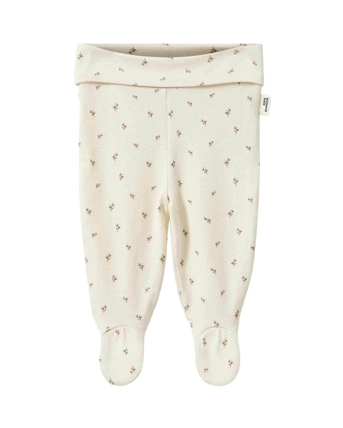 Pantalonași cu botoșei pentru bebeluși – antique white