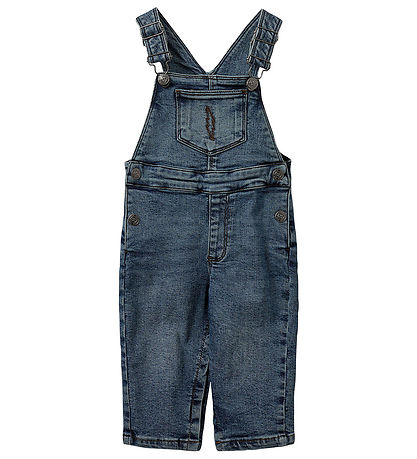 Salopetă copii din denim – denim blue