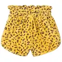 Pantaloni scurți galbeni cu imprimeu