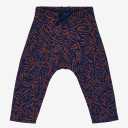 Pantaloni confortabili albastru și maro
