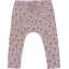 Pantaloni roz cu imprimeu floral delicat