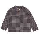 Sacou în carouri din bumbac.