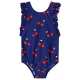 Costum de baie pentru bebeluși „Blueprint” cu volănașe