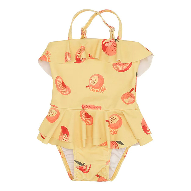 Costum de baie cu volănașe jojoba