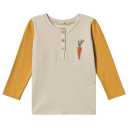 Bluză albă cu imprimeu morcov