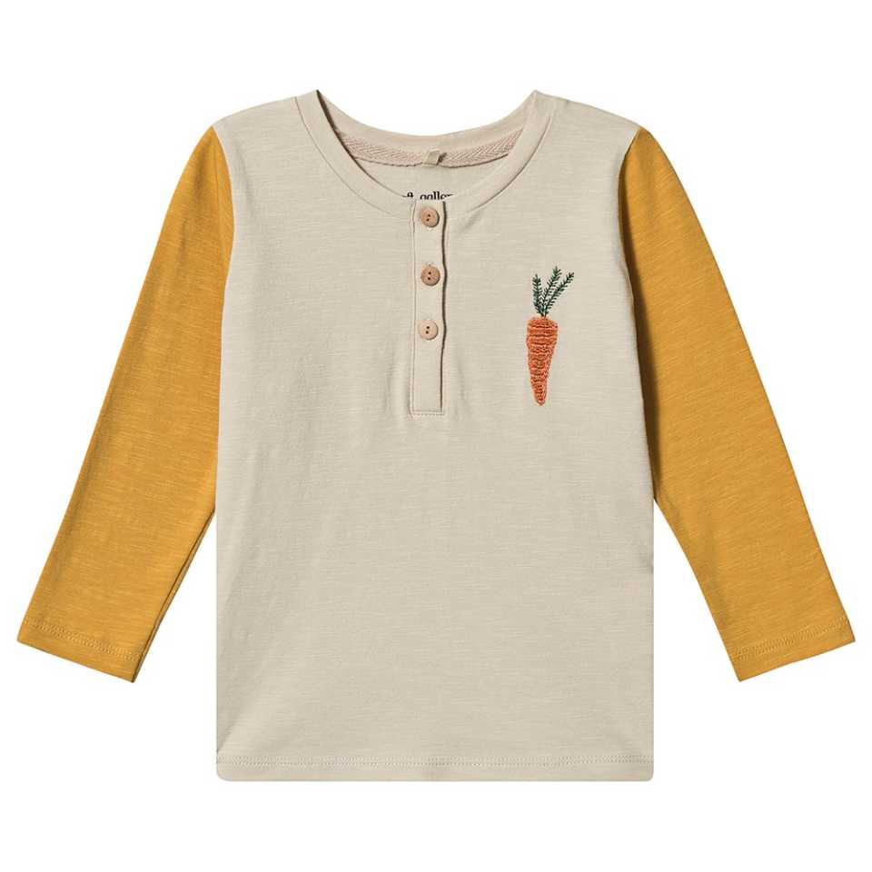 Bluză albă cu imprimeu morcov