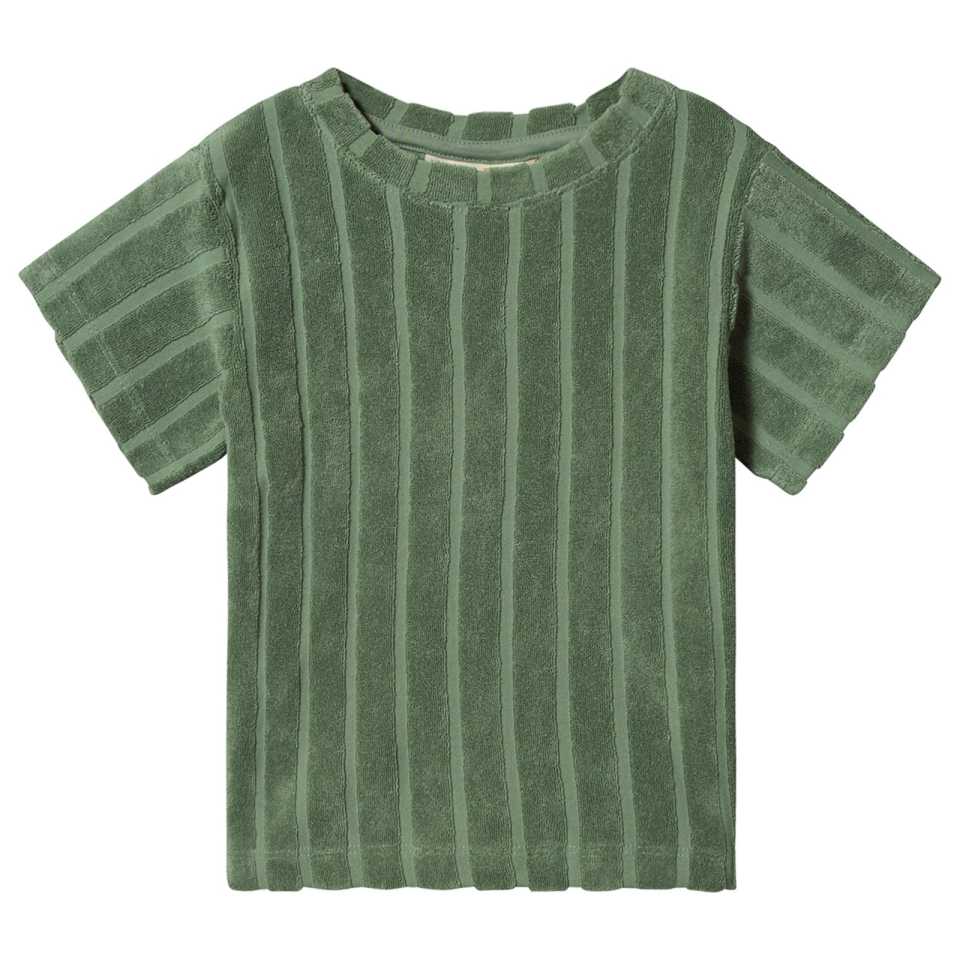 Tricou verde din catifea