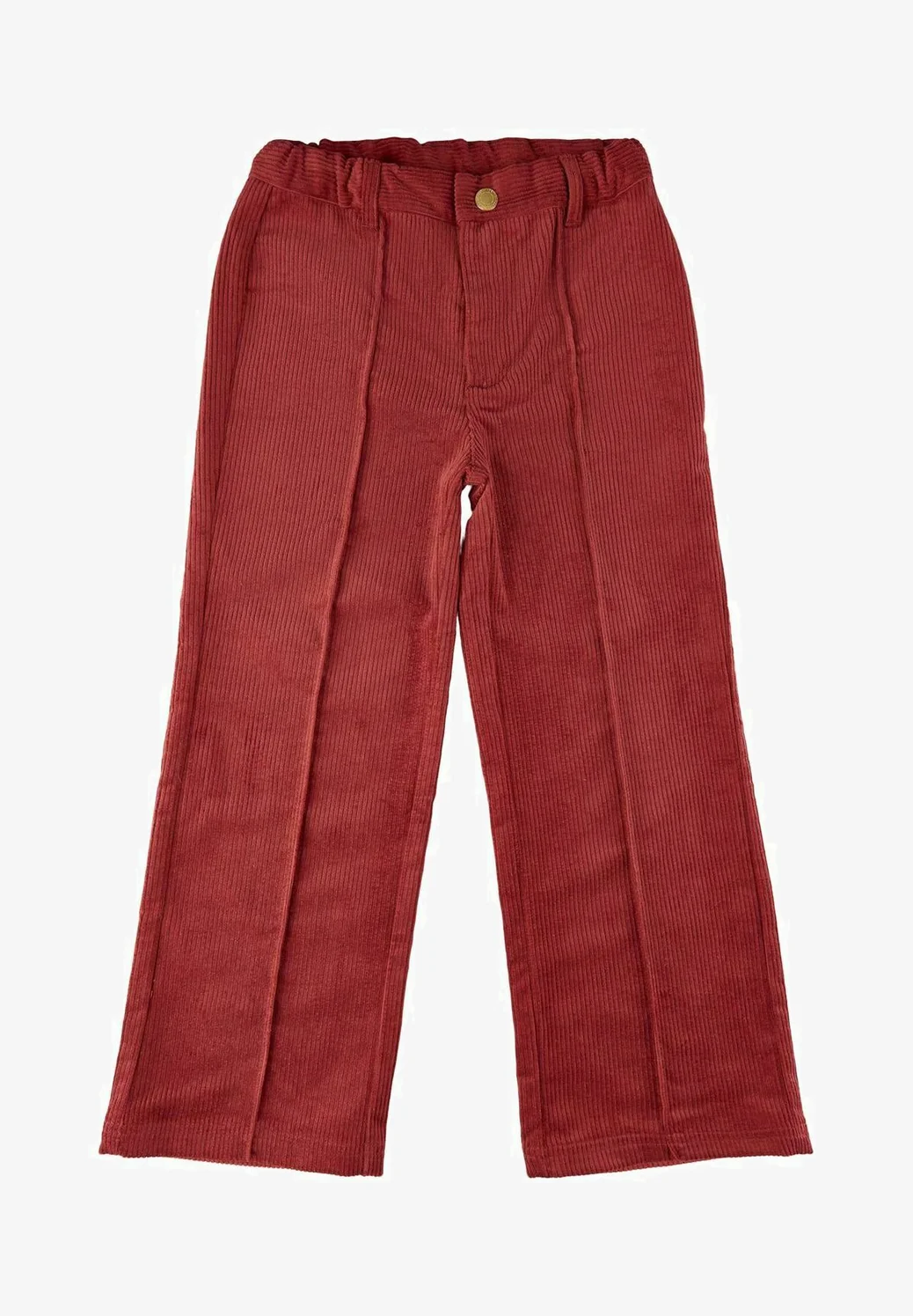 Pantaloni roșii din reiat