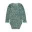 Body verde din lâna cu imprimeu bufnițe