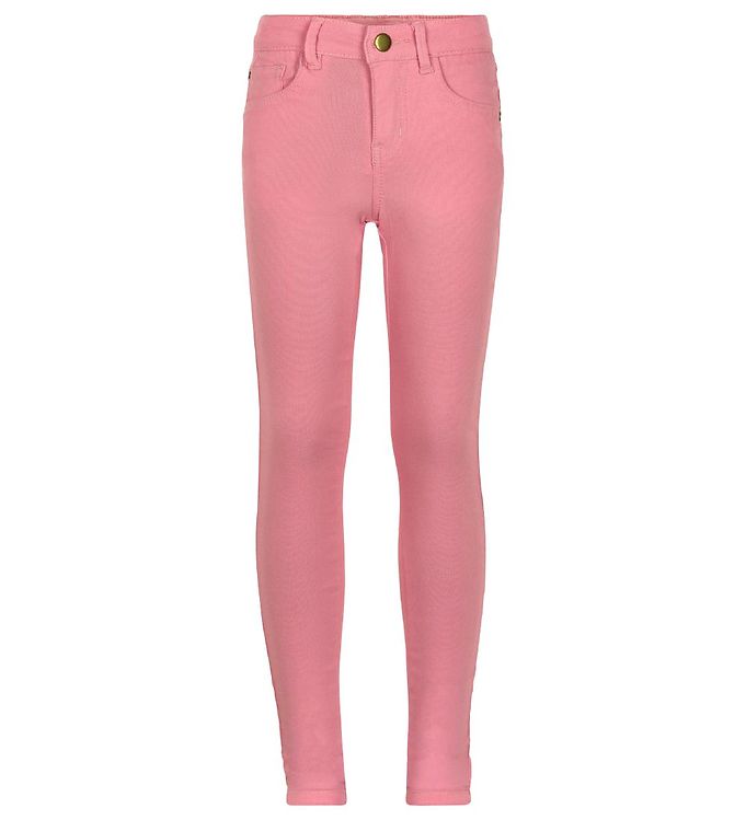 Pantaloni roz stretch