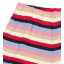 Pantaloni largi rib cu dungi multicolore