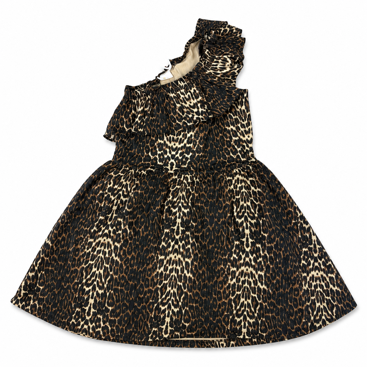 Rochie fără mâneci cu imprimeu leopard