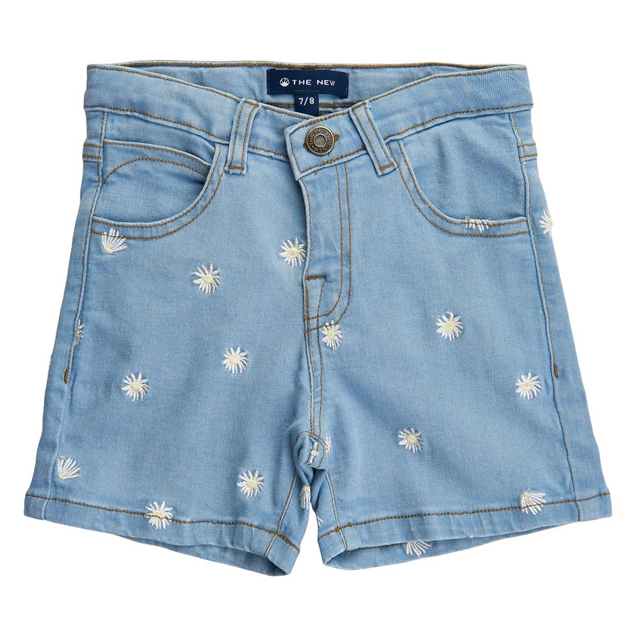 Pantaloni scurți din denim cu broderii