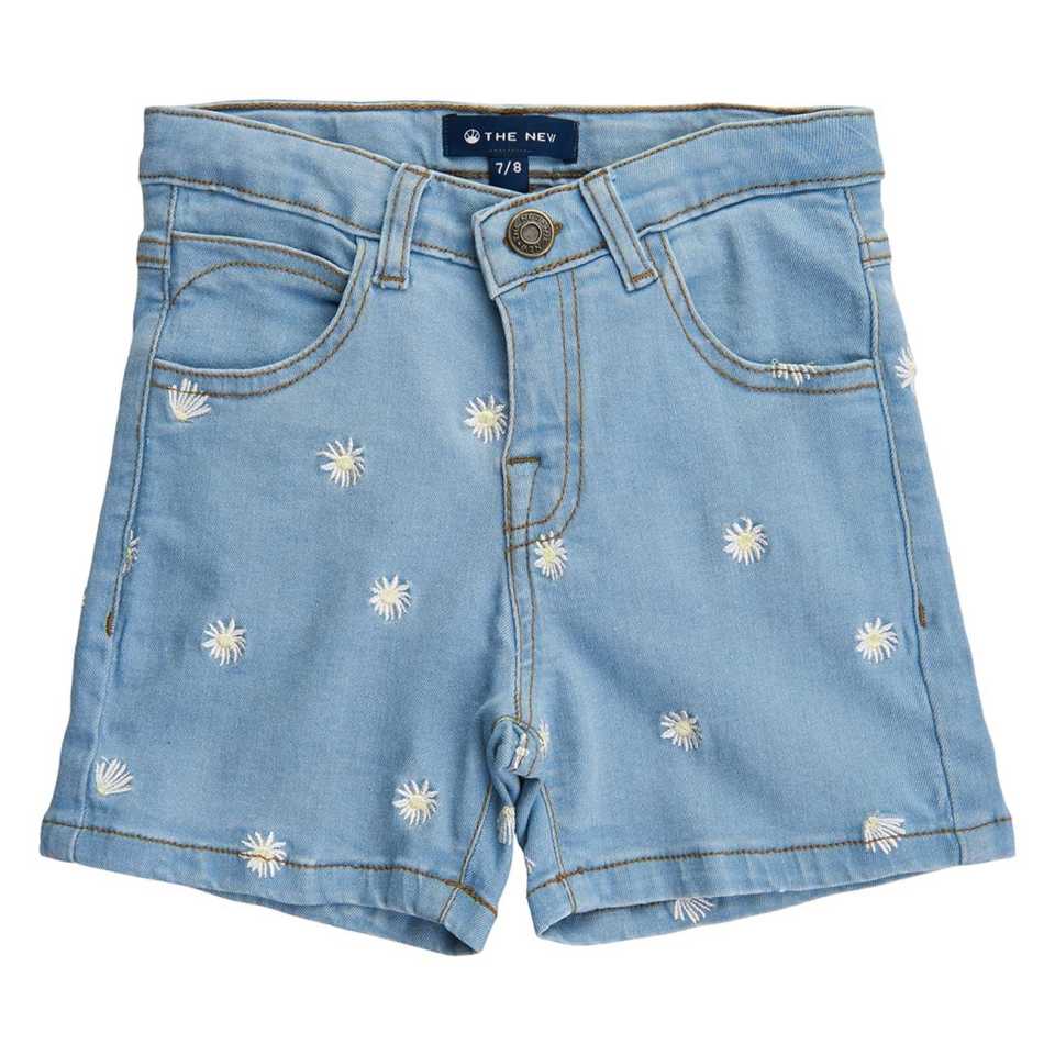 Pantaloni scurți din denim cu broderii