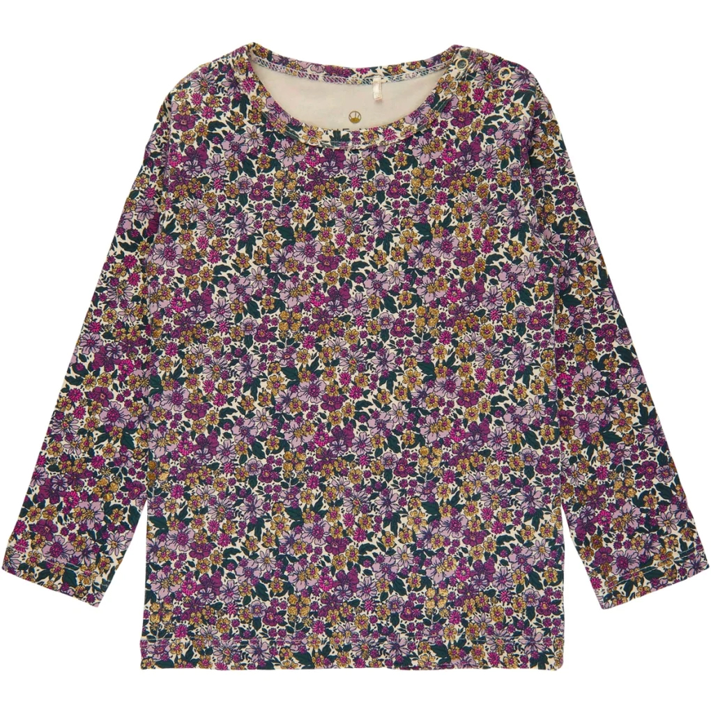 Bluză cu imprimeu floral pentru copii