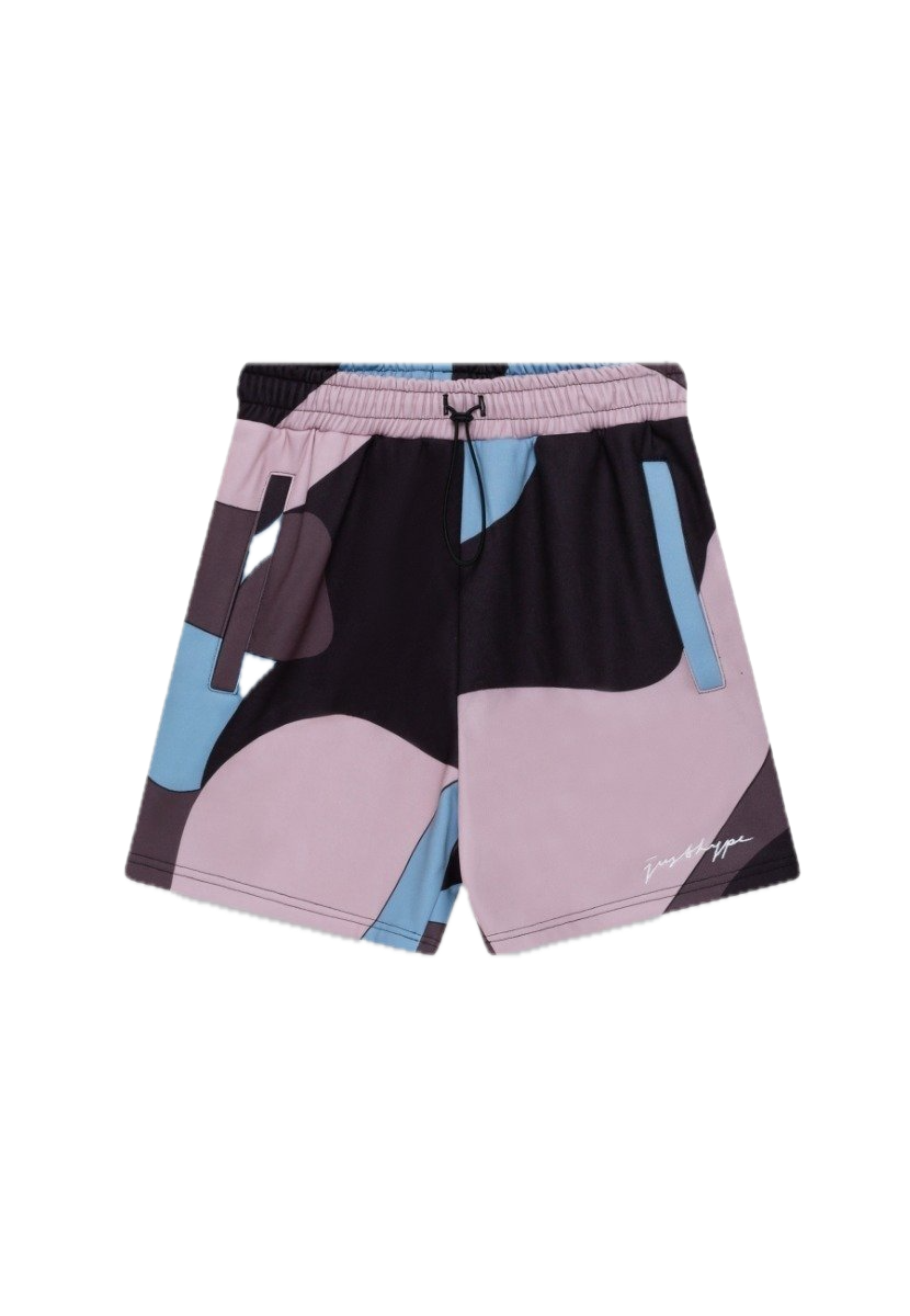 Pantaloni scurți copii cu imprimeu print abstract