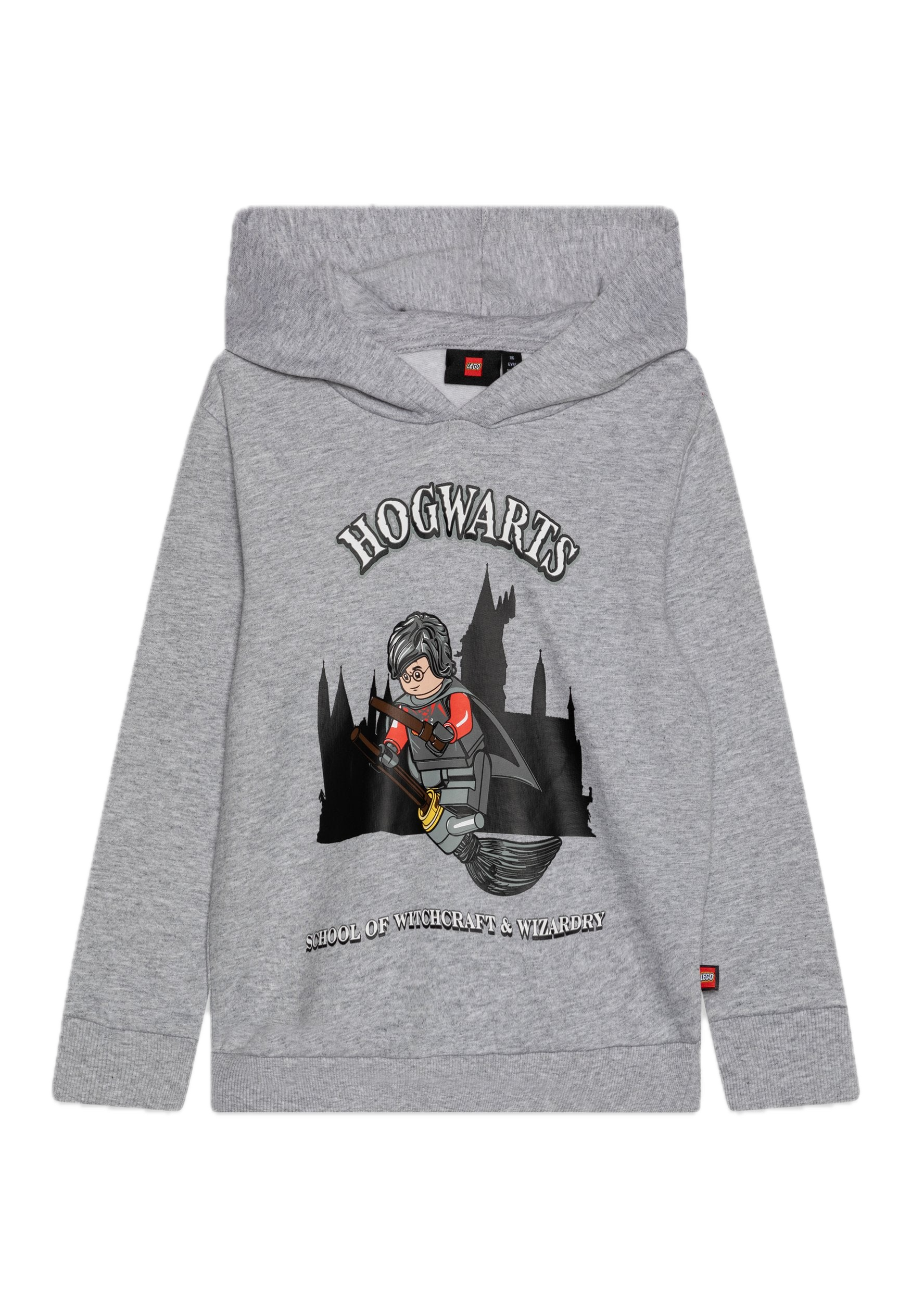 Hanorac Harry Potter cu glugă, gri melanj