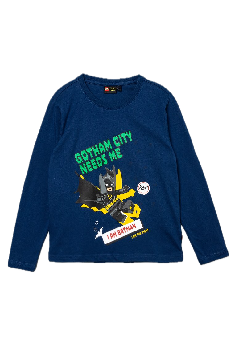 Bluză Batman cu mânecă lungă, bleumarin
