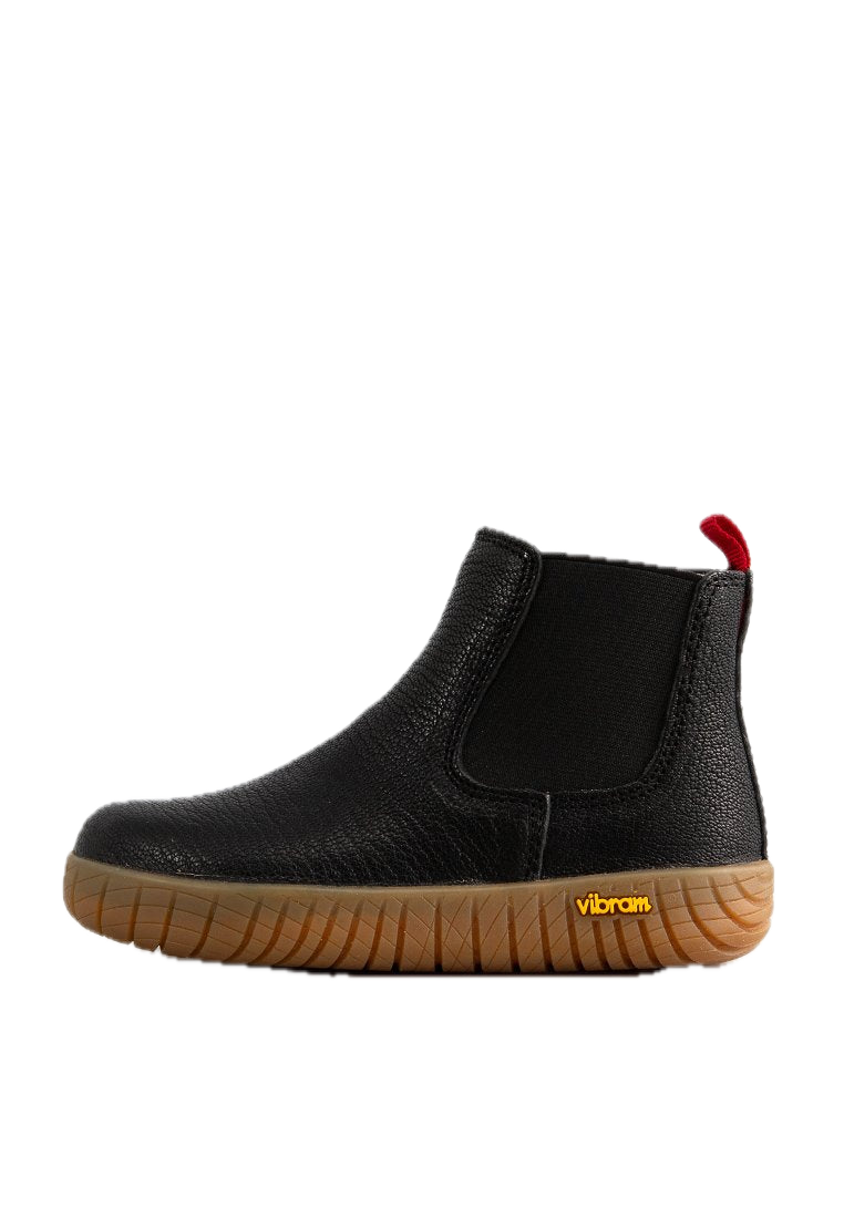 Ghete Chelsea cu talpă Vibram, negre
